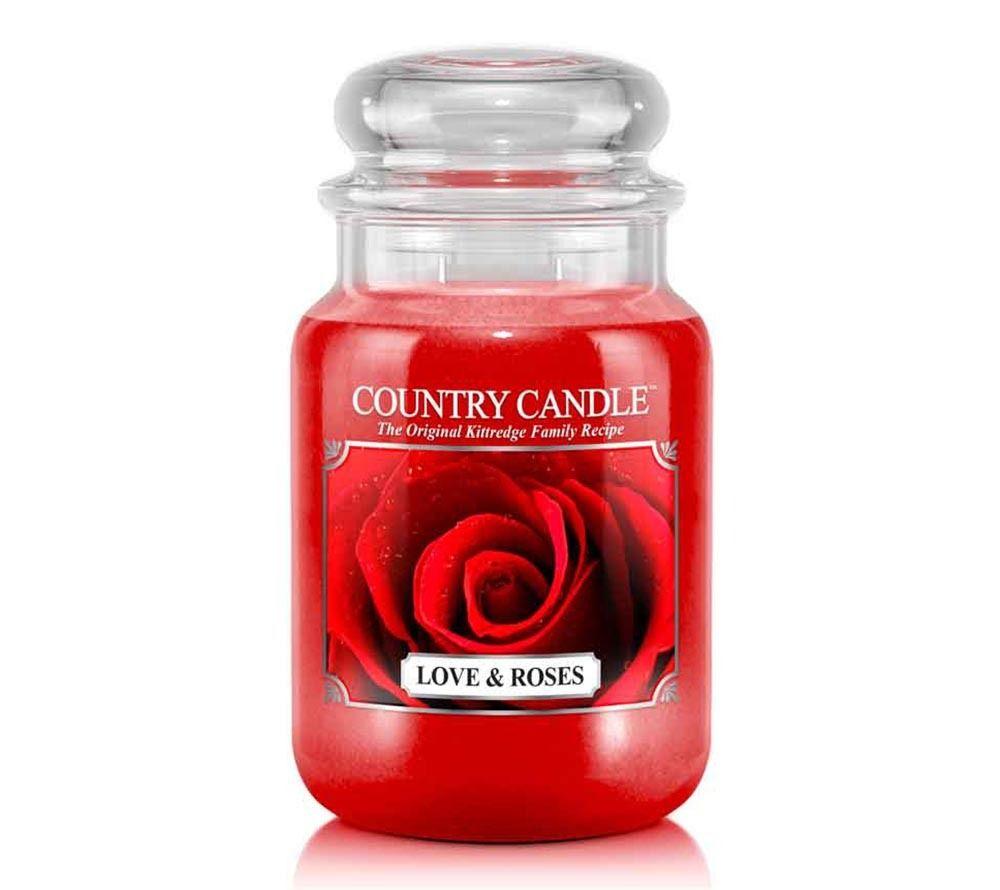 Country Candle 652g - Love & Roses